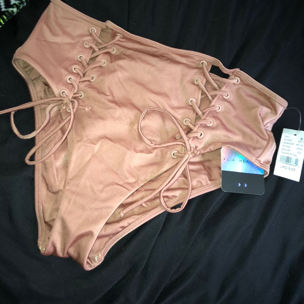LA hearts swim bottoms